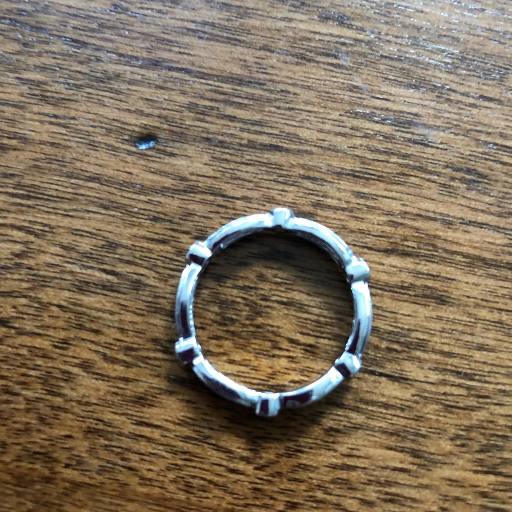 Platinum diamond ring - Picture 3 of 6
